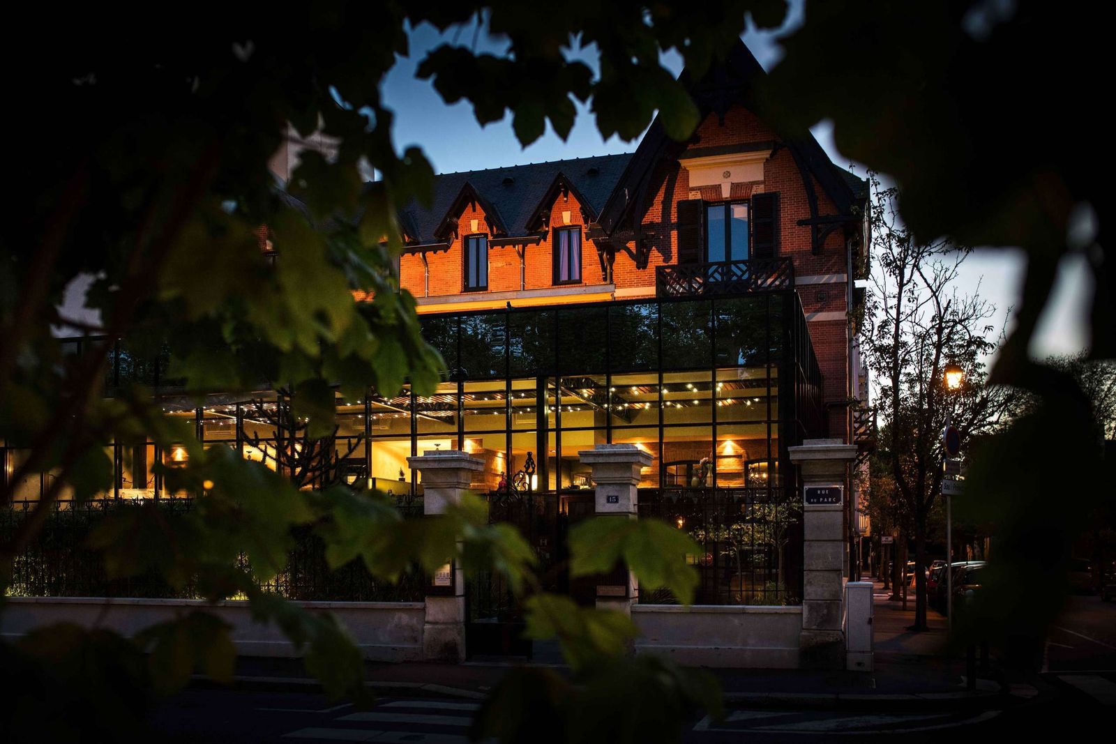 Grand Belle Époque style hotel and resort architecture in a French thermal town.