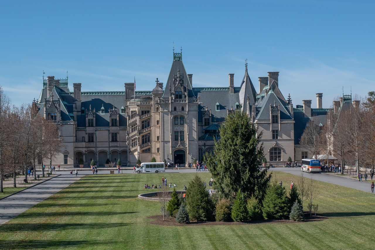 The Biltmore Estate continues to welcome visitors with its grand architecture and seasonal exhibits.