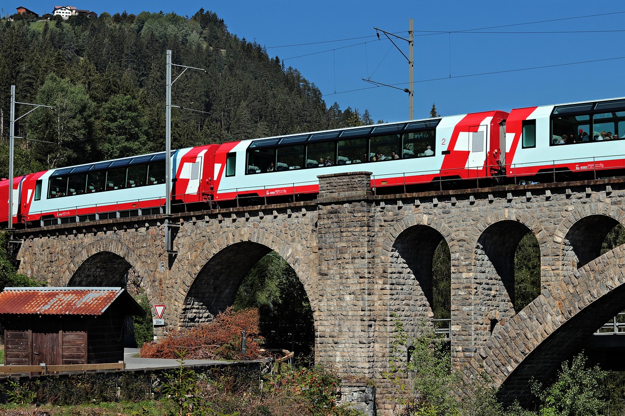 The Glacier Express offers a seamless and scenic way for families to traverse the Swiss landscape.