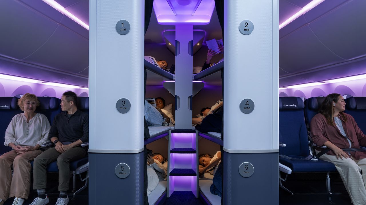 Book Air New Zealand Economy Airline Sleep Pods