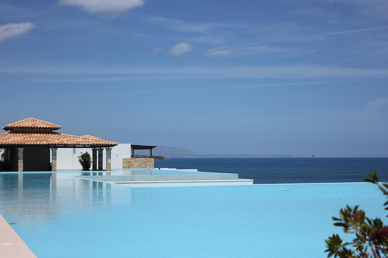 Monastero Santa Rosa’s 'floating' pool is a masterpiece of engineering and relaxation on the Amalfi Coast.