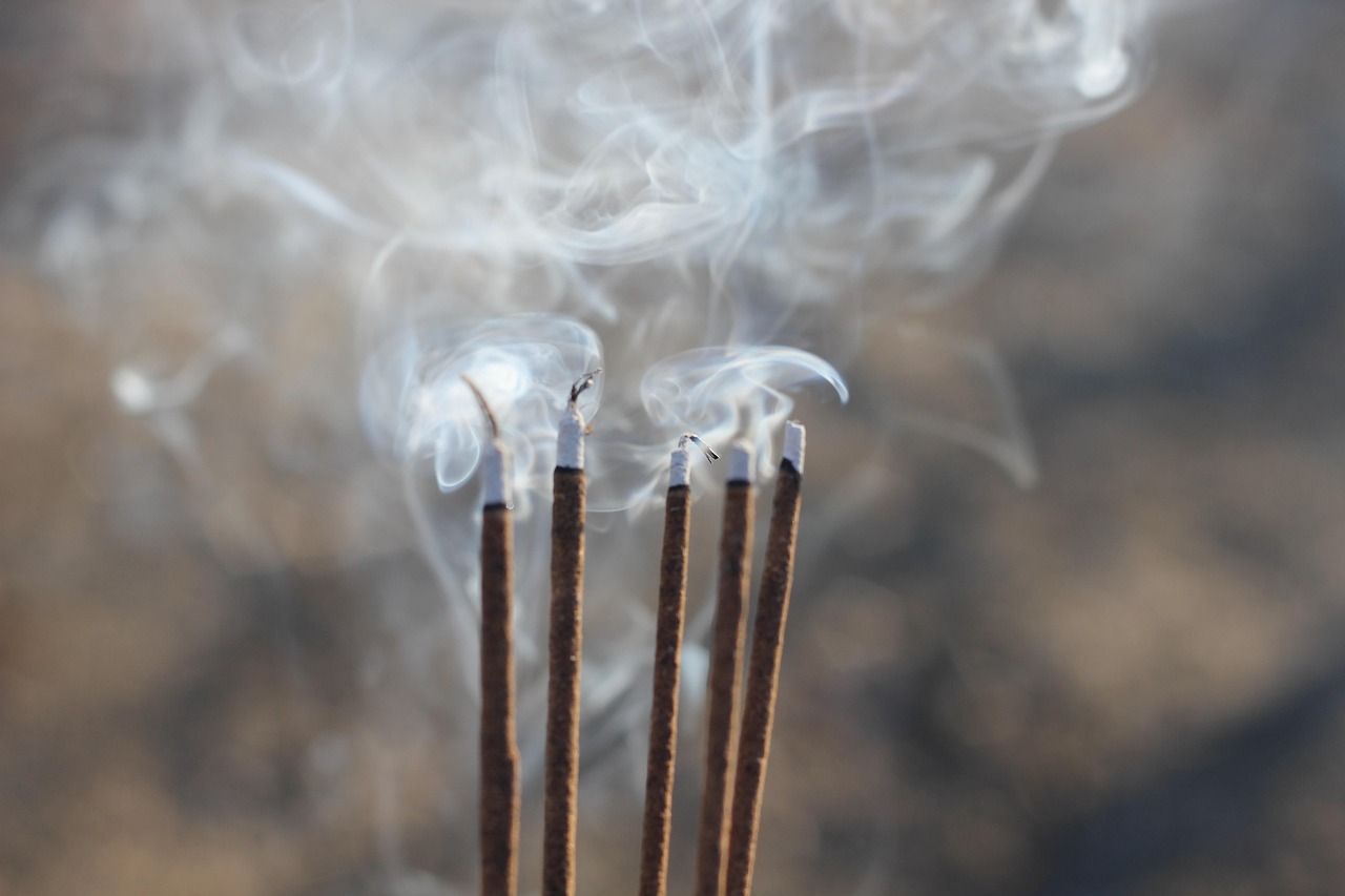Japanese incense: A small luxury that makes any hotel room feel like home.