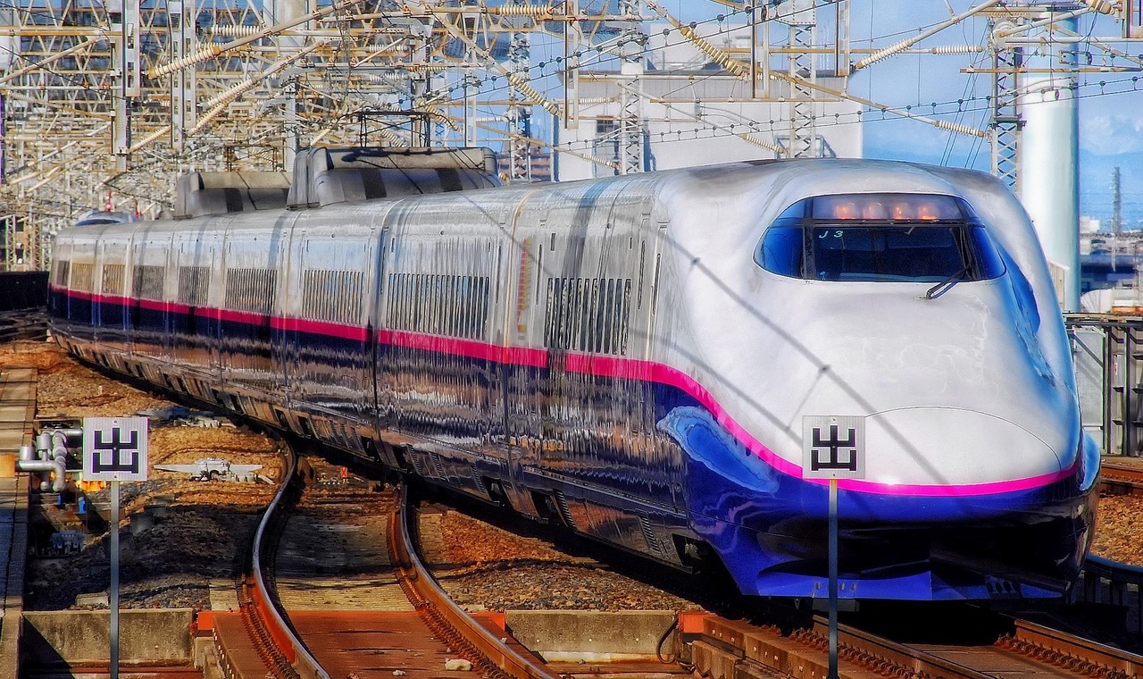 The iconic Shinkansen makes traveling between cities seamless and scenic.