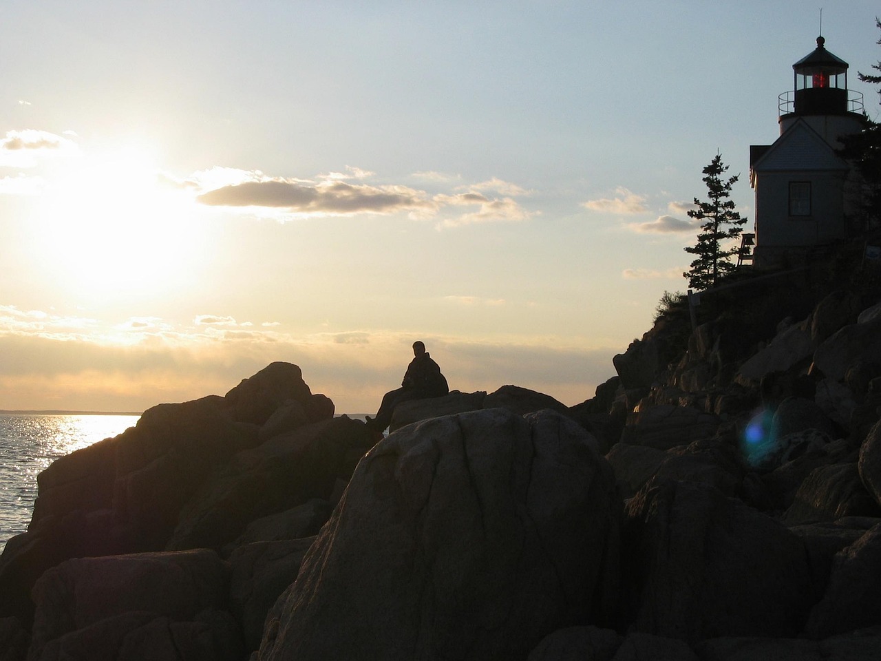 The Bass Harbor Head Light is an iconic symbol of the rugged Maine coastline in Acadia National Park.