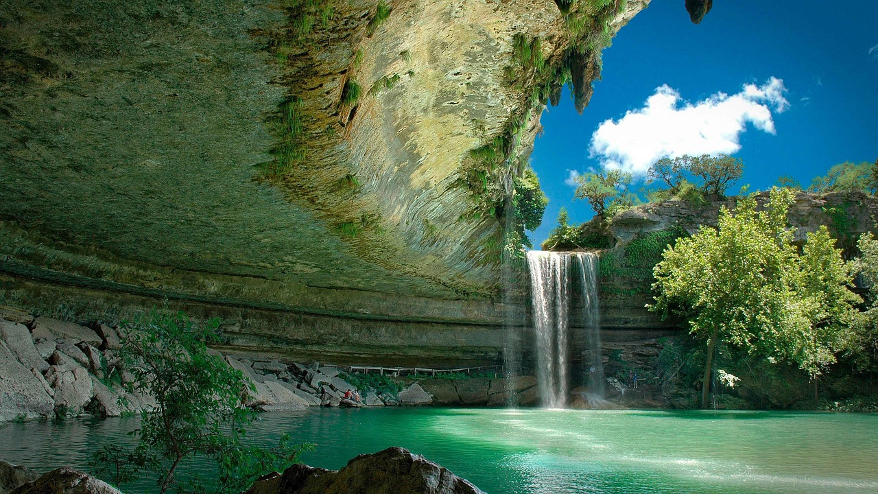 Hamilton Pool Preserve is a stunning natural swimming hole located just outside of Austin, Texas.