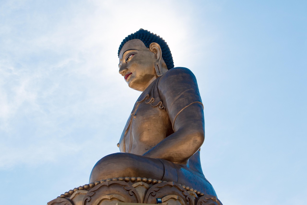 Standing at 169 feet, the Buddha Dordenma is a beacon of serenity overlooking the capital.