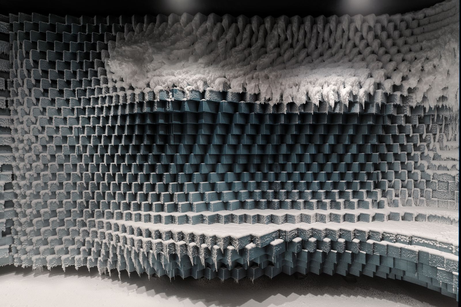 A scenic view combining natural elements and water, suggesting a coastal healing environment.