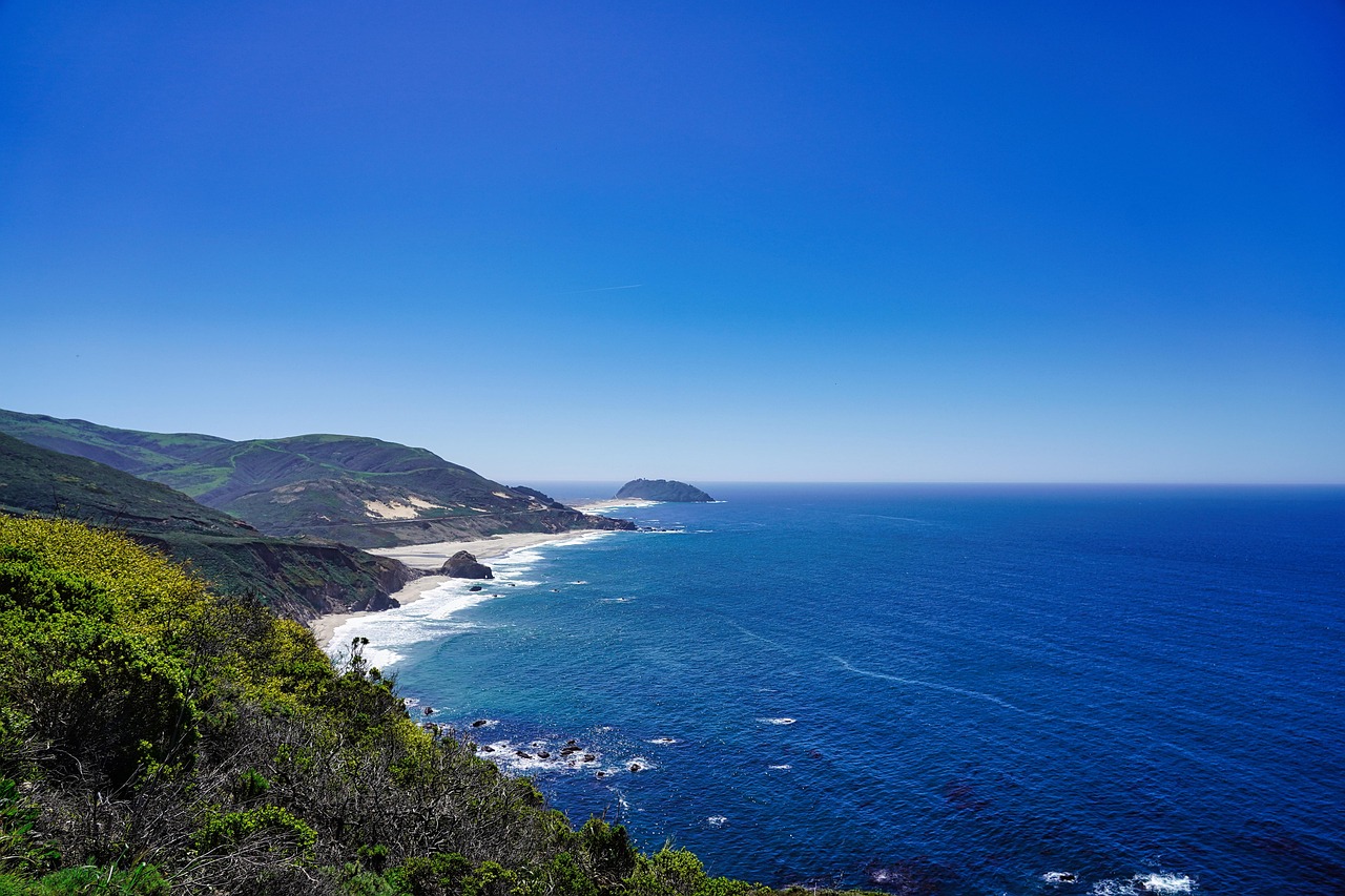 The historic Bixby Creek Bridge offers one of the most famous views along Highway 1.