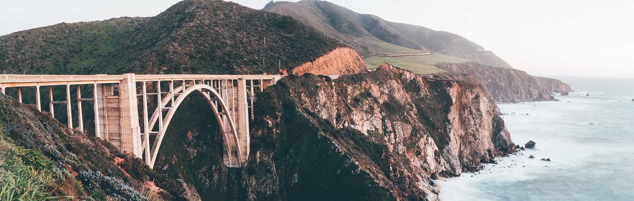 Bixby Creek Bridge is one of the most photographed spots along the scenic Highway 1 in Big Sur.