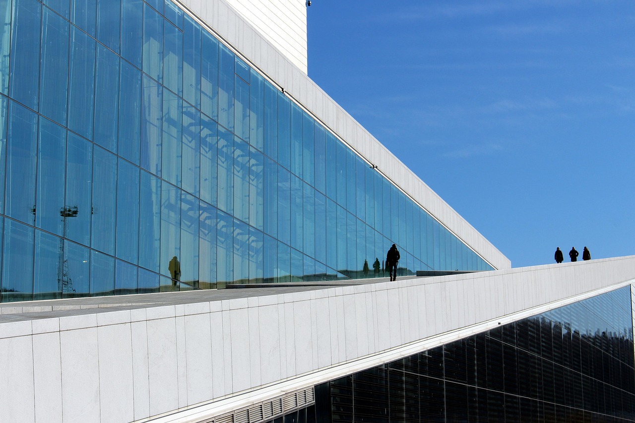 The Snøhetta-designed Oslo Opera House, a masterpiece of modern public space.